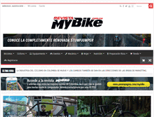 Tablet Screenshot of mybike.com.co